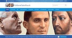 Desktop Screenshot of culturacattolica.it